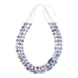 Denim Kyanite Blue Lapis Sterling Silver Strand Necklace - Barse Jewelry - Flyclothing LLC