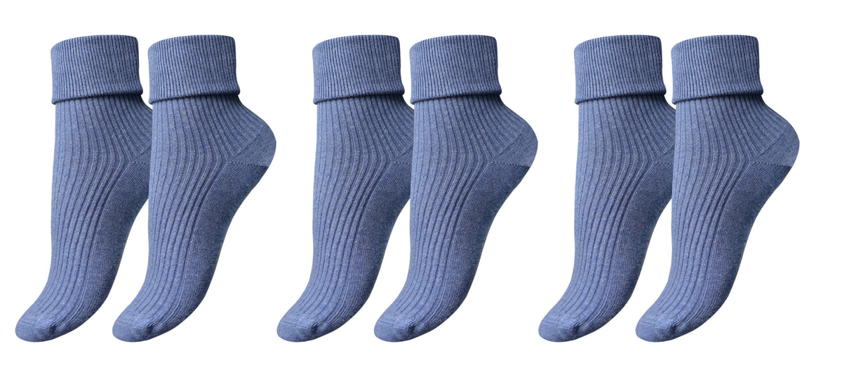 tittimitti® Women’s 100% Organic Combed Cotton Socks 3-Pack – Made in Italy - tittimitti - Flyclothing LLC