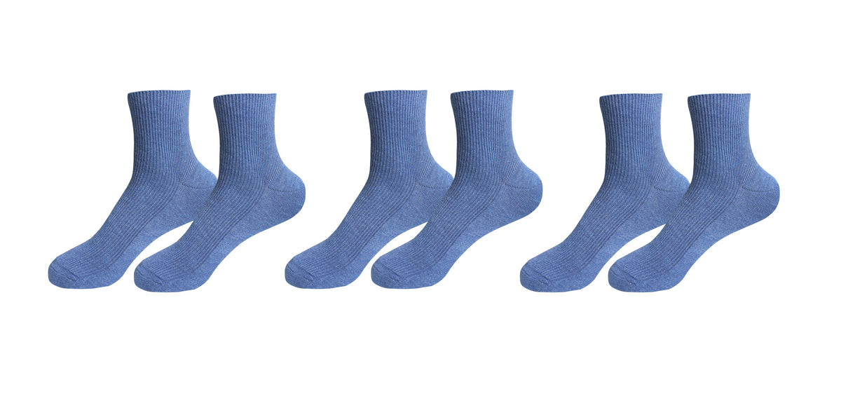 tittimitti® Men’s 100% Organic Combed Cotton Socks 3-Pack – Made in Italy - tittimitti - Flyclothing LLC