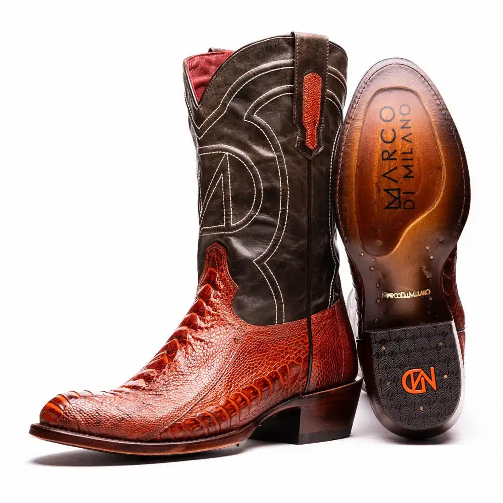Denver Rustic Cognac - Marco Di Milano - Flyclothing LLC