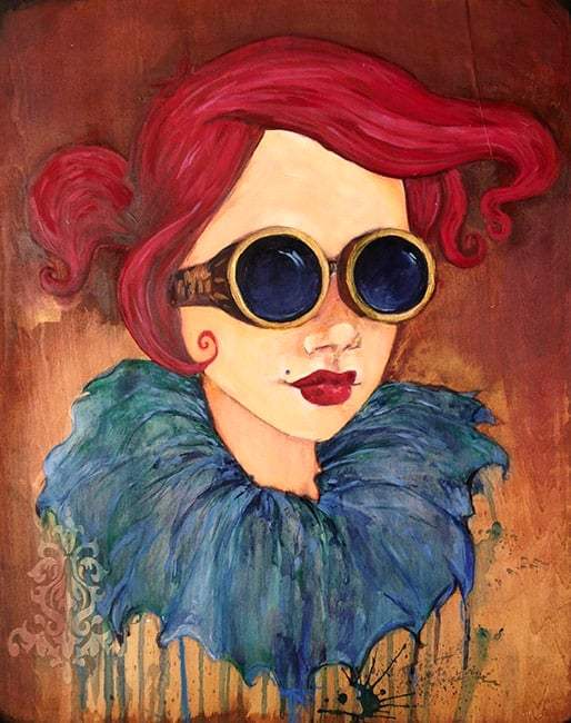 Black Market Art Company Derby Girl Print - Black Market Art Company - Flyclothing LLC