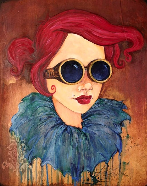 Black Market Art Company Derby Girl Print