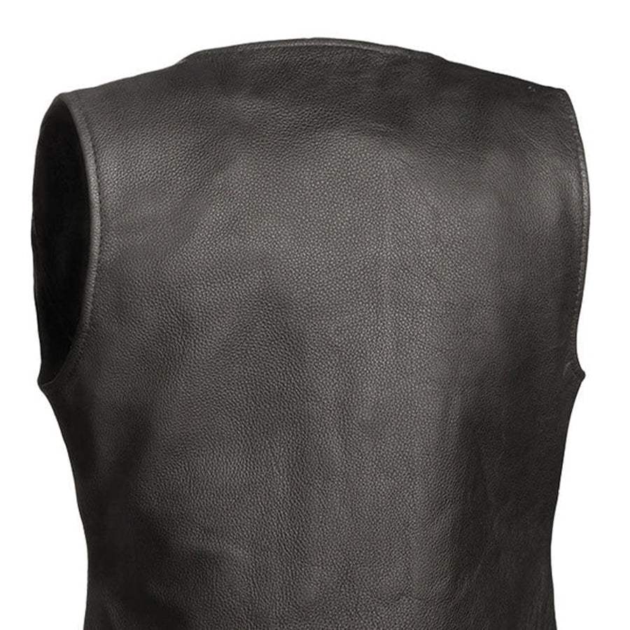 Derringer Women's Motorcycle Leather Vest - First Manufacturing Company - Flyclothing LLC