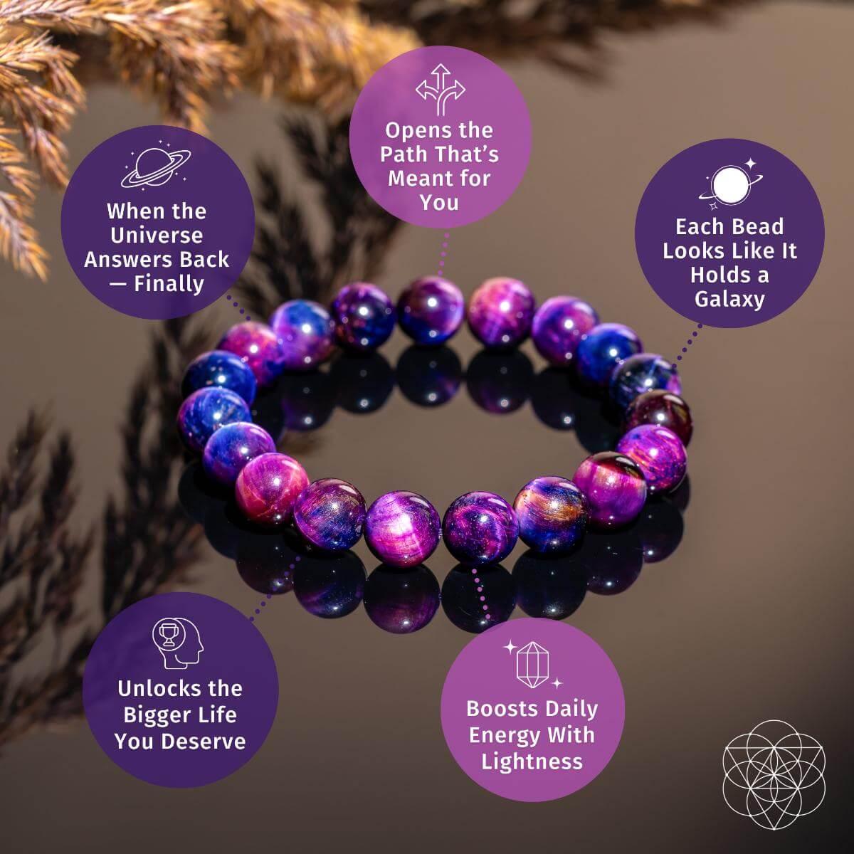 Destiny Activator - All-Galaxy Tiger’s Eye Bracelet - Conscious Items - Flyclothing LLC