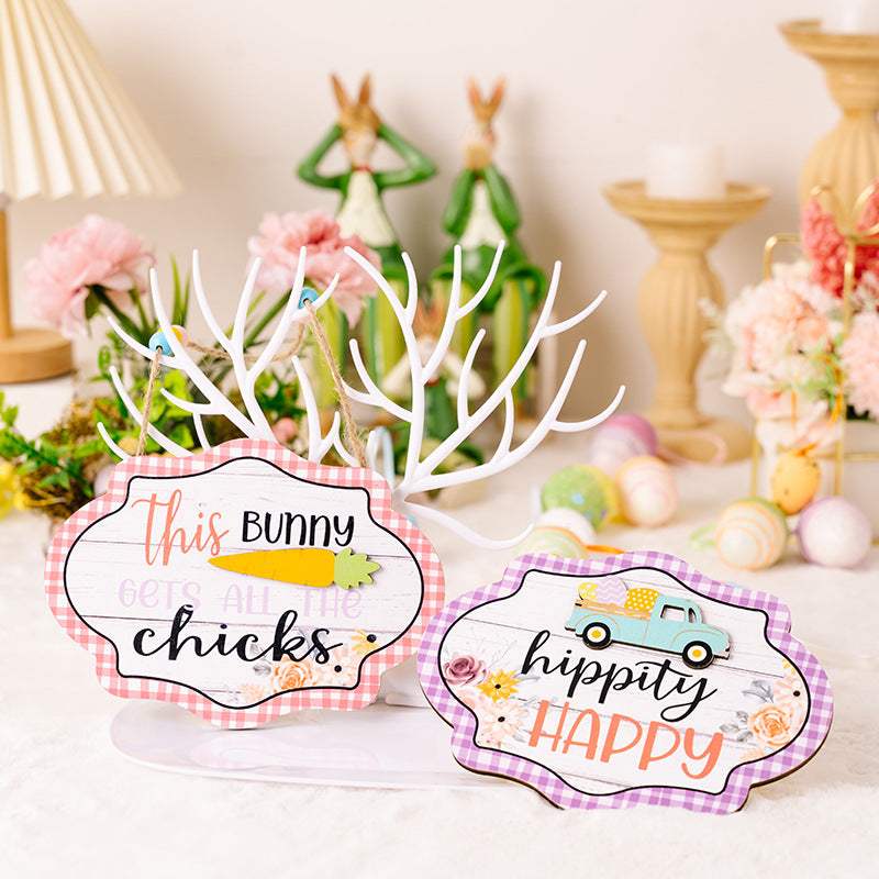 Easter Wooden Bead Hanging Widget - Trendsi - Flyclothing LLC