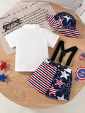 Children's Patriotic Celebration Outfit Set - Trendsi - Flyclothing LLC