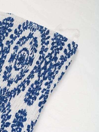 Perfee Smocked Tube Wide Leg Jumpsuit - Trendsi - Flyclothing LLC