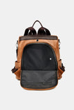 PU Leather Backpack Bag - Trendsi