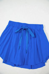 Drawstring Active Skorts - Trendsi - Flyclothing LLC