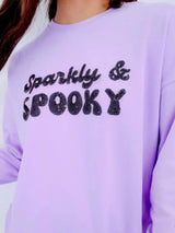 Full Size Halloween Round Neck Long Sleeve Sweatshirt Plus Size - Trendsi - Flyclothing LLC