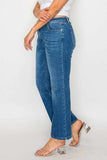 bytos Full Size Cat's Whiskers Mid Rise Ankle Jeans - Trendsi - Flyclothing LLC