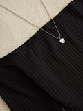 Off-Shoulder Long Sleeve Top and Houndstooth Skirt Set - Trendsi