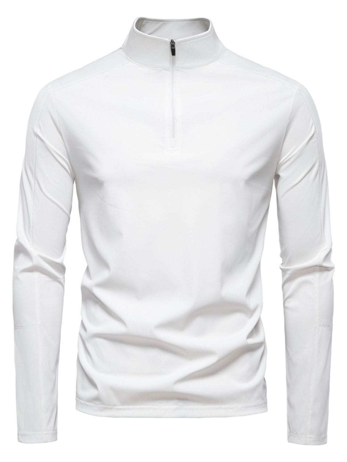 Men's Sun Protection Long Sleeve Half-Zip T-Shirt - Trendsi - Flyclothing LLC
