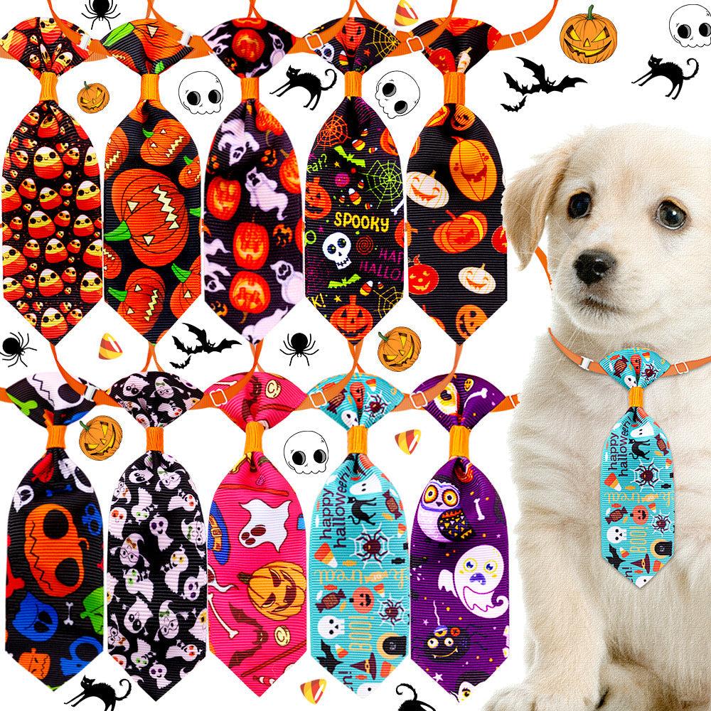 The New Wonderland Pet Halloween Series Of Halloween Skull And Necktie - My Store - Flyclothing LLC