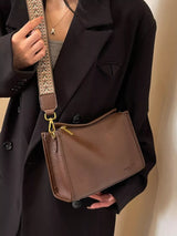 Wide Strap Crossbody Bag - Trendsi - Flyclothing LLC