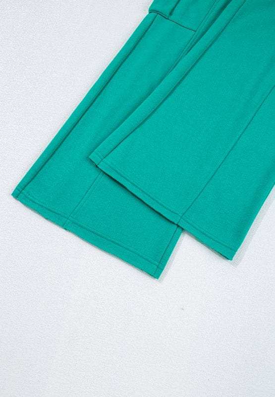 Full Size Round Neck Long Sleeve Top and Drawstring Pants Set - Trendsi - Flyclothing LLC