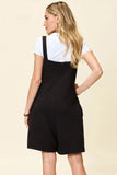 Double Take Full Size Texture Square Neck Romper - Trendsi