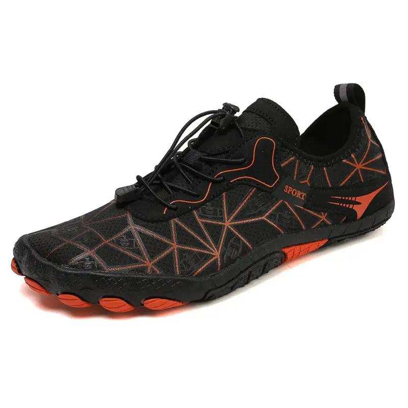 Elastic Lock Laces Mesh Contrast Breathable Athletic - Trendsi - Flyclothing LLC