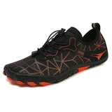 Elastic Lock Laces Mesh Contrast Breathable Athletic - Trendsi - Flyclothing LLC