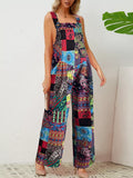 Plus Size Printed Wide Leg Jumpsuit - Trendsi - Flyclothing LLC