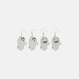 2 Piece Alloy Acrylic Ghost Dangle Earrings - Trendsi - Flyclothing LLC