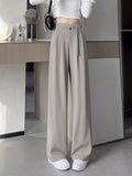 High-Waisted Wide-Leg Pants - Trendsi - Flyclothing LLC