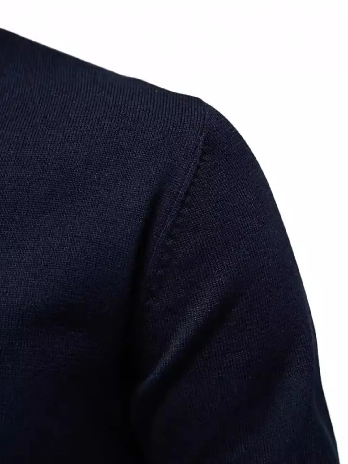Men's Ribbed Hem V-Neck Long Sleeve Sweater - Trendsi - Flyclothing LLC
