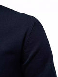 Men's Ribbed Hem V-Neck Long Sleeve Sweater - Trendsi - Flyclothing LLC