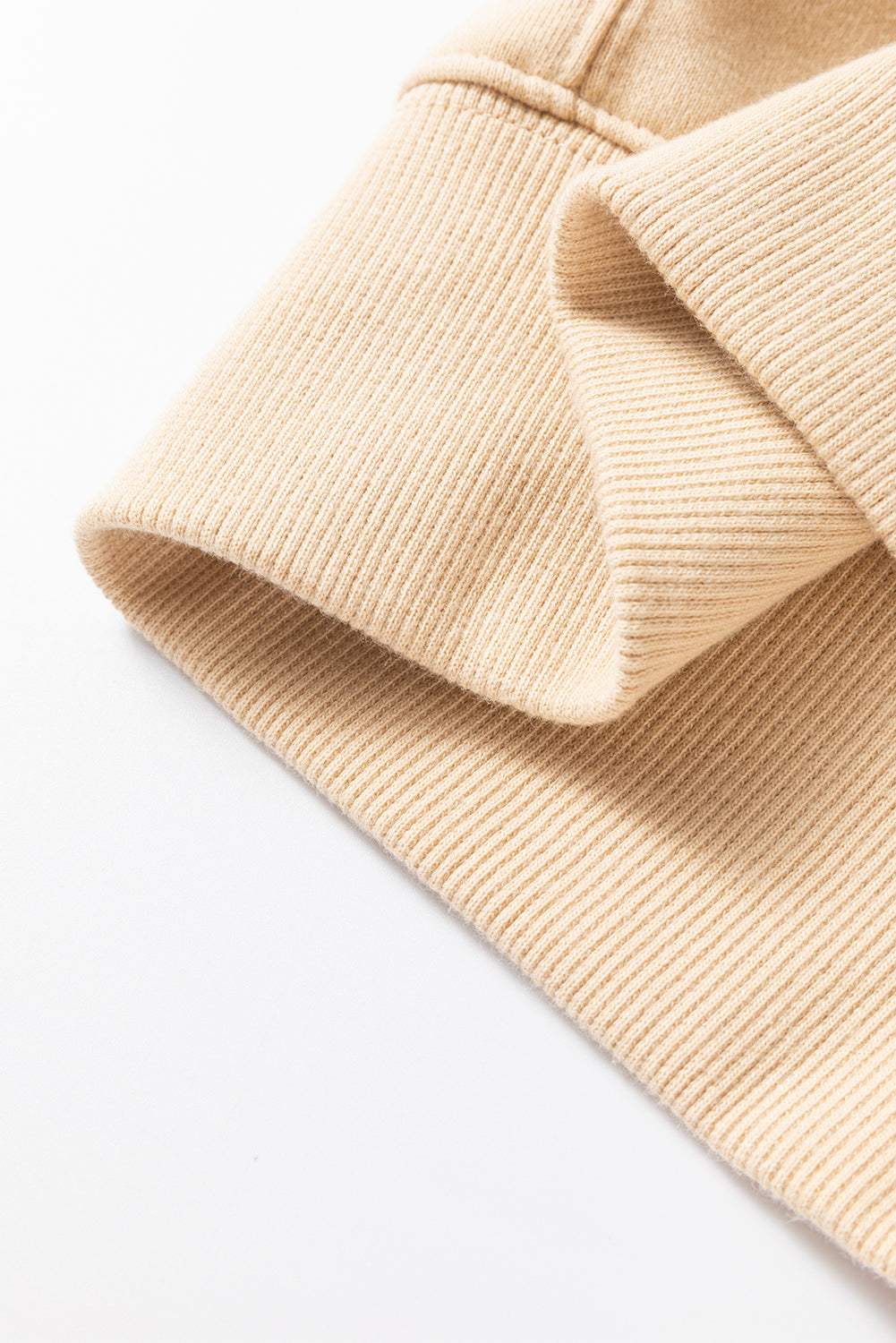 Contrast Round Neck Long Sleeve Sweatshirt - Trendsi - Flyclothing LLC