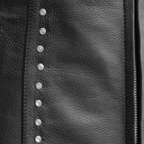 Diana - Women's Motorcycle Leather Vest - First Manufacturing Company - Flyclothing LLC