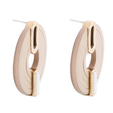 Discus Mother of Pearl Leather Earrings - Barse Jewelry - Flyclothing LLC