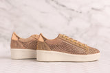 Diva Sneaker in Rose Gold - Naughty Monkey