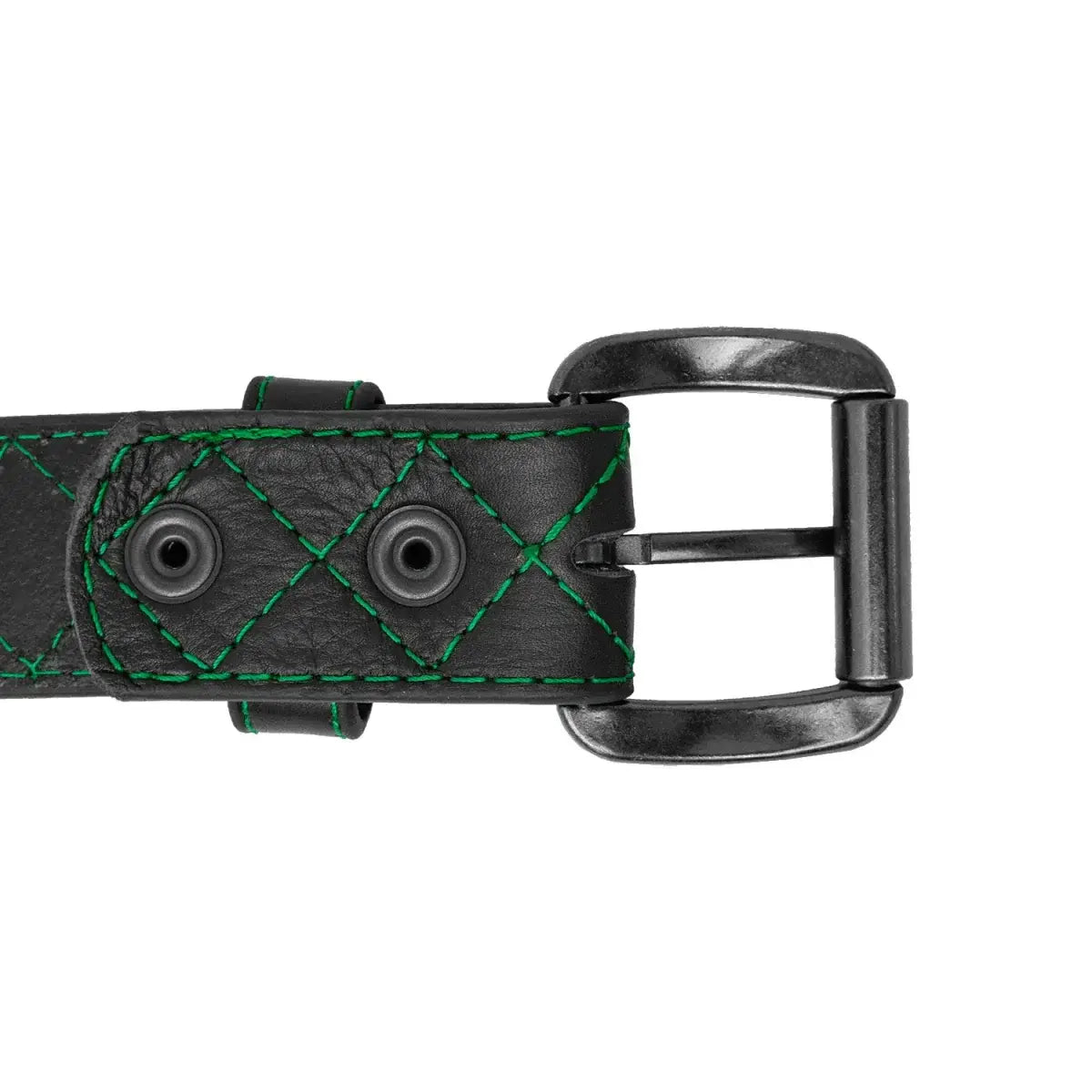 Diamond Quilted Leather Belt - First Manufacturing Company - Flyclothing LLC