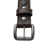 Diamond Quilted Leather Belt - First Manufacturing Company - Flyclothing LLC