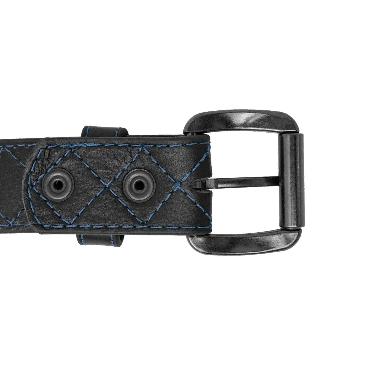 Diamond Quilted Leather Belt - First Manufacturing Company - Flyclothing LLC