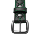 Diamond Quilted Leather Belt - First Manufacturing Company - Flyclothing LLC