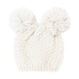 Double Faux Fur Pom Pom Beanie Hat - Madeline Love - Flyclothing LLC