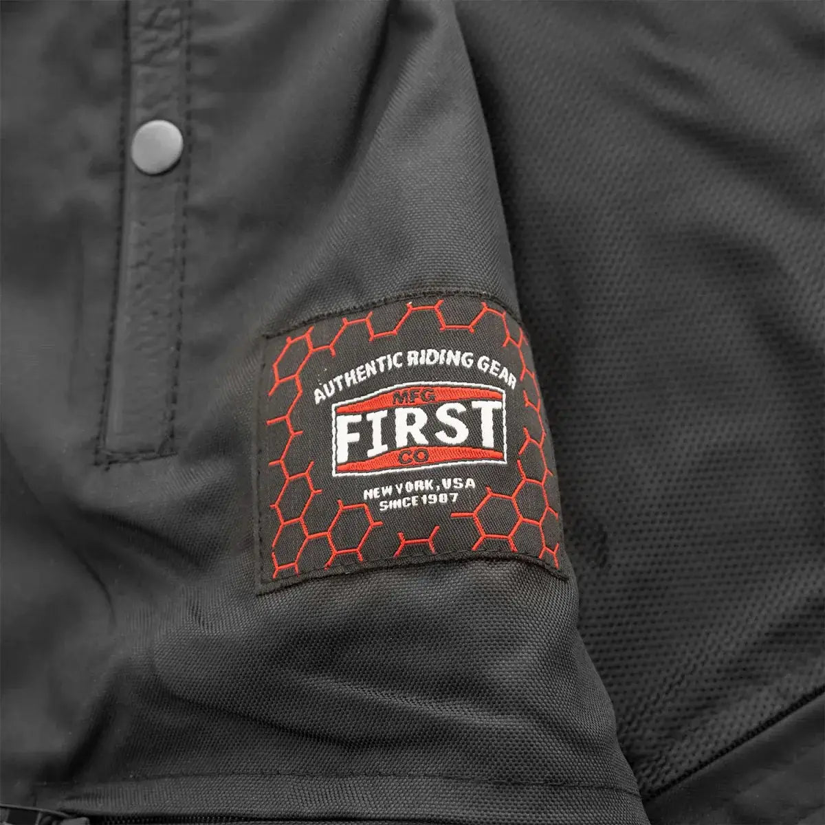 Downside Men's Motorcycle Leather Vest - First Manufacturing Company - Flyclothing LLC