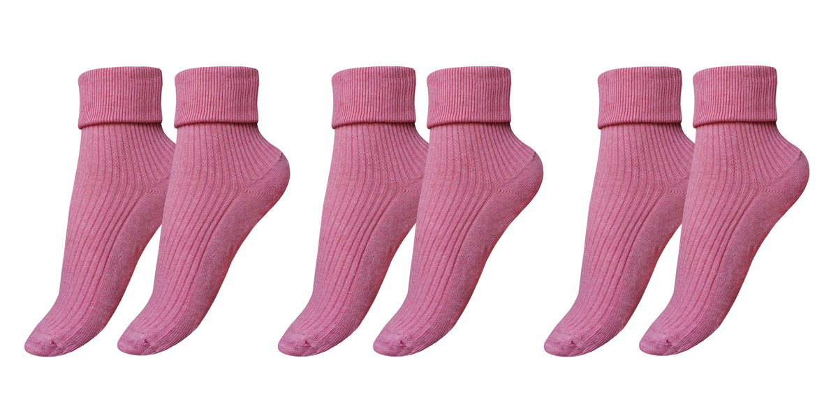 tittimitti® Women’s 100% Organic Combed Cotton Socks 3-Pack – Made in Italy - tittimitti - Flyclothing LLC