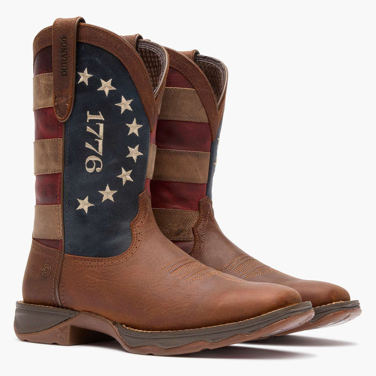 Durango Lady Rebel America 250 Flag Western Boot Filly Brown - Durango - Flyclothing LLC