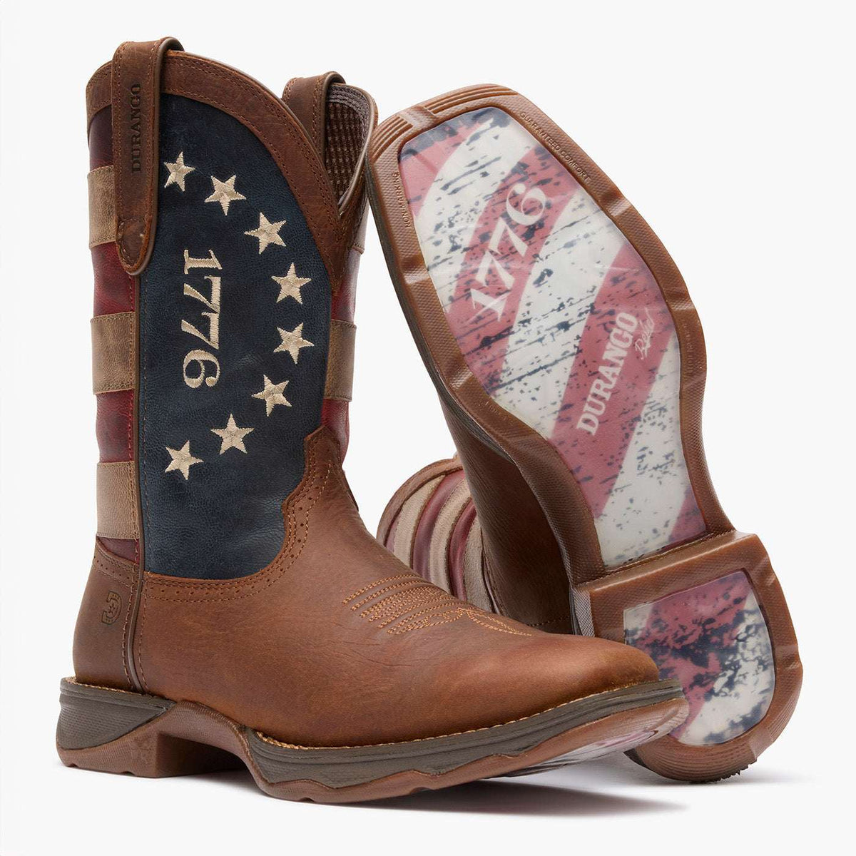 Durango Lady Rebel America 250 Flag Western Boot Filly Brown - Durango - Flyclothing LLC