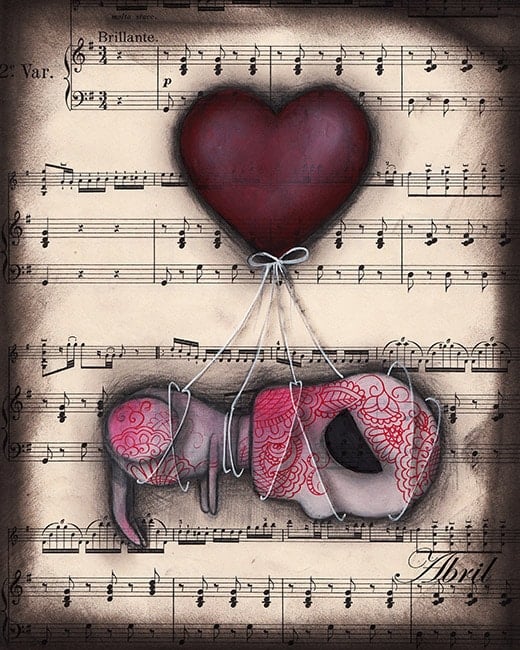 Black Market Art Company Drifting Print