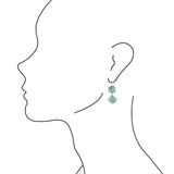 Drop Dead Gorgeous Blue Turquoise Sterling Silver Drop Earrings - Barse Jewelry