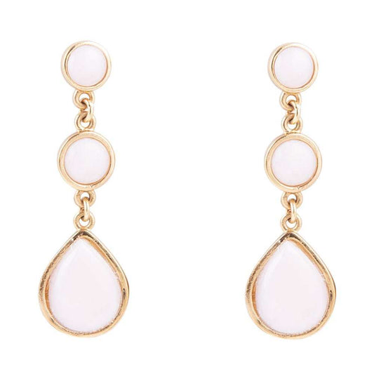 Drops of Pink Opal Earrings - Barse Jewelry - Flyclothing LLC