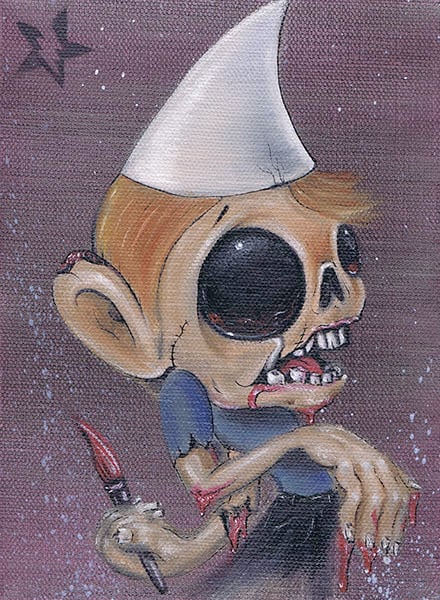Black Market Art Company Dunce Print