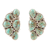Durango Blue Turquoise Sterling Silver Clip Earrings - Barse Jewelry - Flyclothing LLC