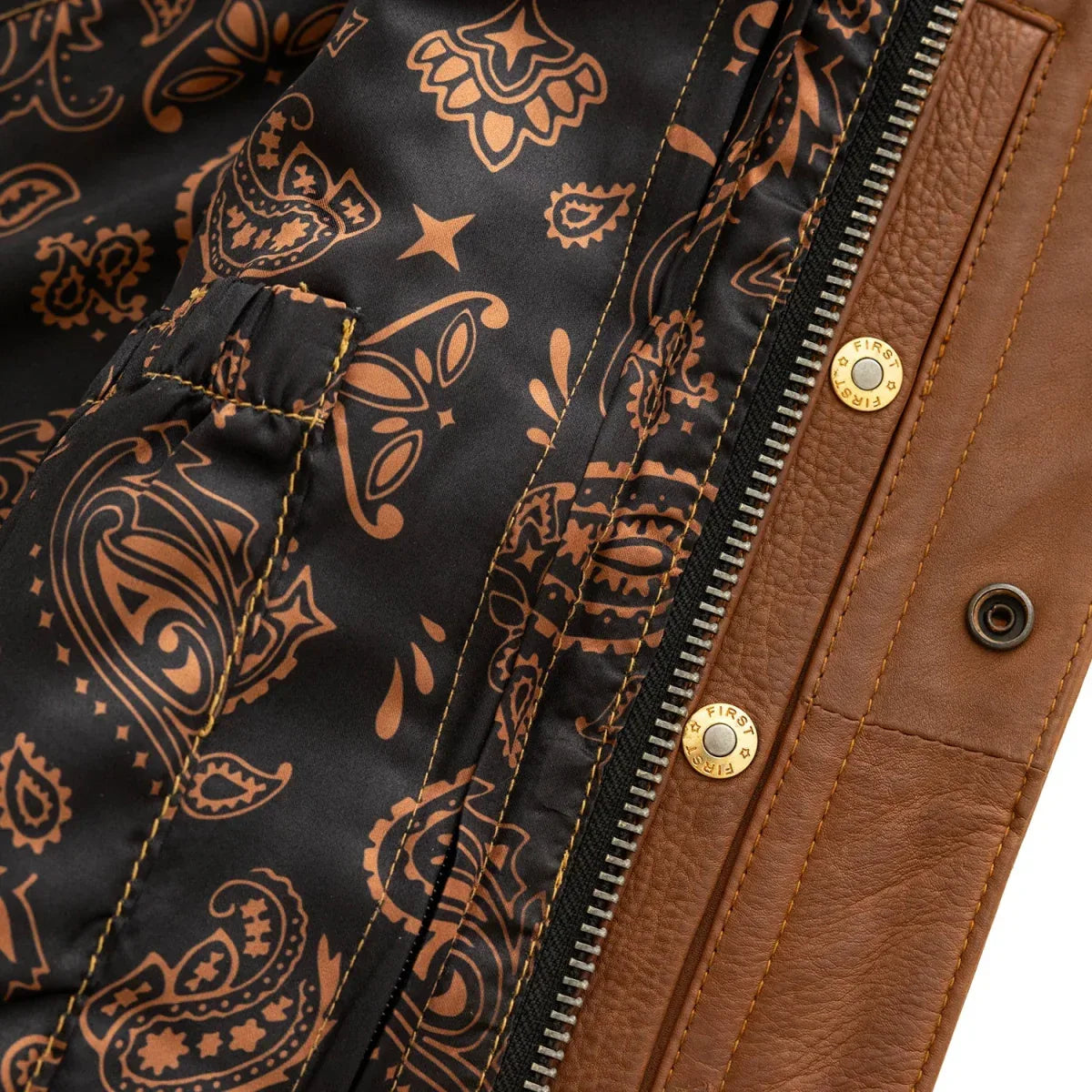 Dust Devil Men's Motorcycle Leather Vest (limited edition) - First Manufacturing Company - Flyclothing LLC