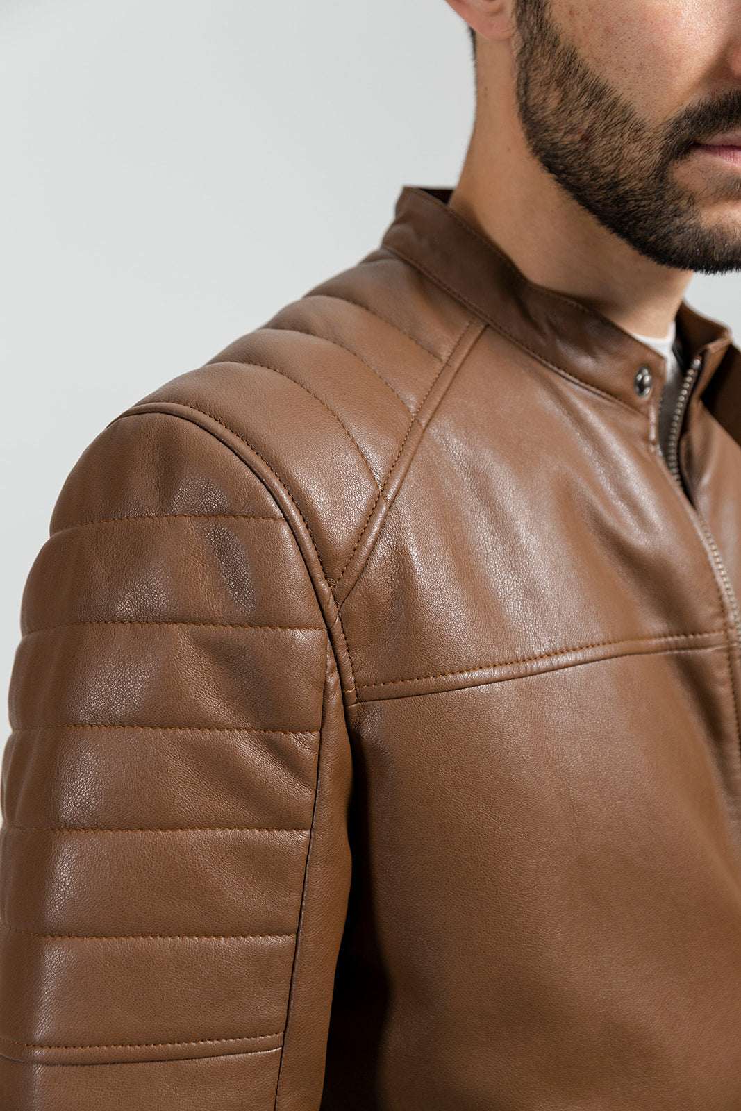 Dustin Men's Faux Leather Jacket