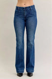 Judy Blue Full Size Mid Rise Bootcut Jeans with Welt Pockets Plus Size - Trendsi - Flyclothing LLC