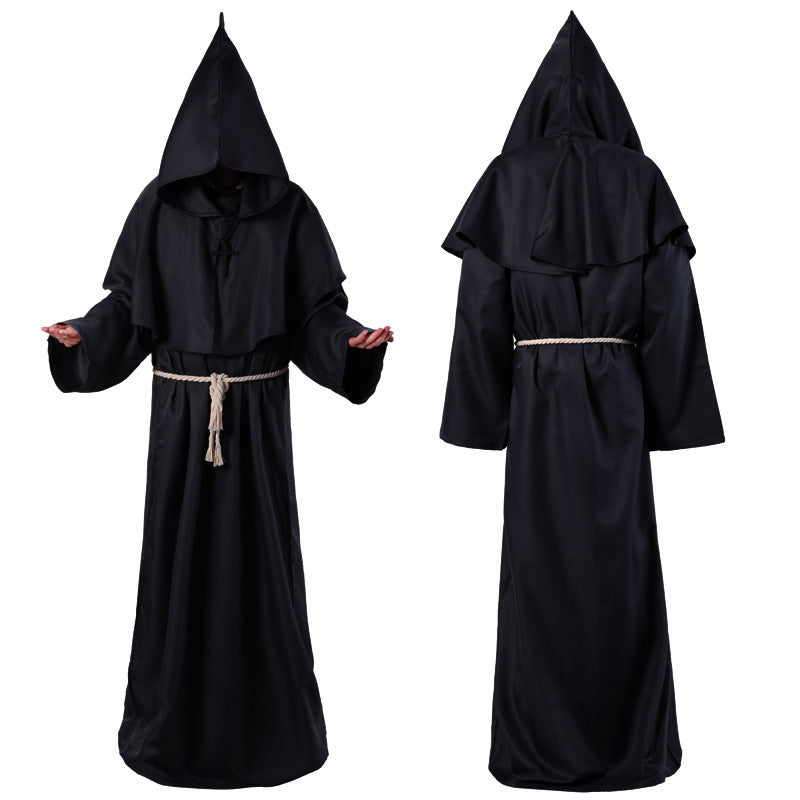 Halloween Costume Medieval Friar Wizard Costume - My Store - Flyclothing LLC